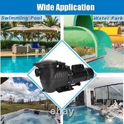 1 1/2HP Pool Pump Motor, Above/Inground, 110-240V, 6000GPH, 69FT Max, 1.5'' NPT, Wired