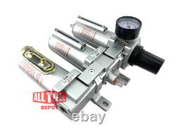 1/2 Heavy Duty Industrial Grade Filter Regulator Coalescing Desiccant Dryer Sys