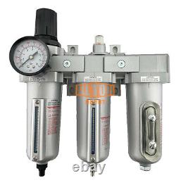 1/2 Heavy Duty Industrial Grade Filter Regulator Coalescing Dryer Sys Auto