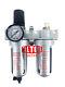 1/2 Mid Flow Air Moisture Filter Regulator Oiler Separator Lubricator Combo