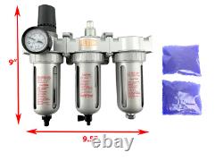 1/4 Compressed Air Filter Regulator/Desiccant Dryer/Coalescing Filter Auto