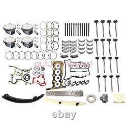 1.4L Engine Rebuild Gasket Piston Bearing Timing Chain Set For Buick Chevrolet