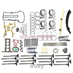 1.4L Engine Rebuild Gasket Piston Bearing Timing Chain Set For Buick Chevrolet