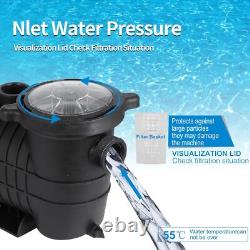 1.5HP Hayward Swimming Pool Pump Motor In/Above Ground with Strainer Filter Basket