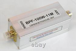 11 METER BANDPASS FILTER withBy-pass