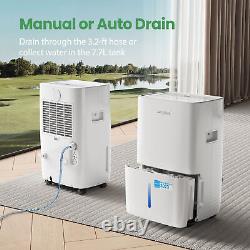 150 Pint Energy Star Dehumidifier for Home & Commercial Use Up to 7,000 Sq. Ft