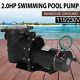 2.0hp Swimming Pool Pump Motor Strainer With Cord In/above Ground Hi-flo Hayward