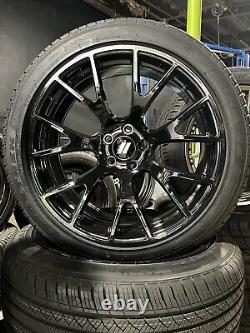 20 Hellcat Style Gloss Black Wheels Rim With Tires Charger Challenger Magnum