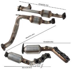 2007-2009 Toyota FJ CRUISER 4.0L ALL 4 Catalytic Converters DirecFit OBDII