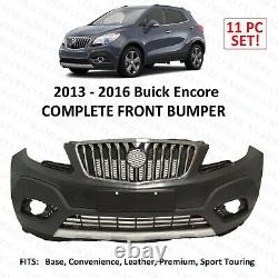 2013 2014 2015 2016 Buick Encore Front Bumper Set Upper Lower With All Grills