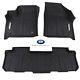 2018-2023 Chevrolet Traverse Front & 2nd Row All Weather Floor Liners Black Oem