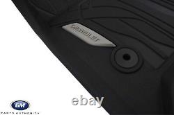 2018-2023 Chevrolet Traverse Front & 2nd Row All Weather Floor Liners Black OEM