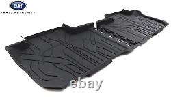 2018-2023 Chevrolet Traverse Front & 2nd Row All Weather Floor Liners Black OEM