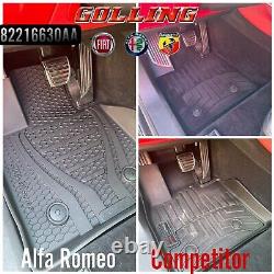 2018-2024 Alfa Romeo Stelvio All Season Floor Mats Custom Fit 82216630aa