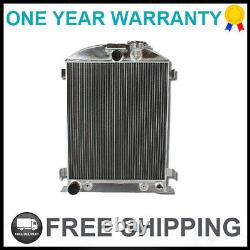 22 CHOPPED Engine Cooling All Aluminum Radiator for 1933 Ford Model A D (AT)