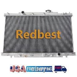 2443 All Alu 2 Row Radiator For 2002-2006 Honda CR-V Element EX DX LX Sport 2.4L