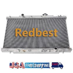 2443 All Alu 2 Row Radiator For 2002-2006 Honda CR-V Element EX DX LX Sport 2.4L