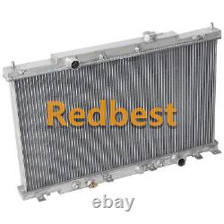 2443 All Alu 2 Row Radiator For 2002-2006 Honda CR-V Element EX DX LX Sport 2.4L