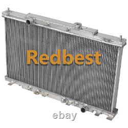 2443 All Alu 2 Row Radiator For 2002-2006 Honda CR-V Element EX DX LX Sport 2.4L