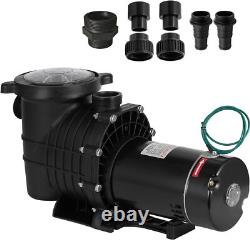 2HP Self-Priming Swimming Pool Pump Motor Strainer Filter Basket In/Above Ground