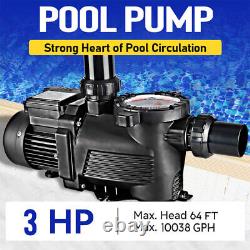 3.0 HP Super Pump For In-Ground Above Ground Pool Pump and Filter