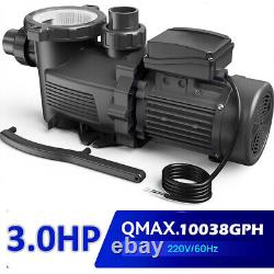 3.0 HP Super Pump For In-Ground Above Ground Pool Pump and Filter