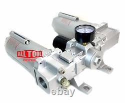 3/4 HEAVY DUTY HIGH FLOW Combo FILTER REGULATOR LUBRICATOR Clean Air Tools