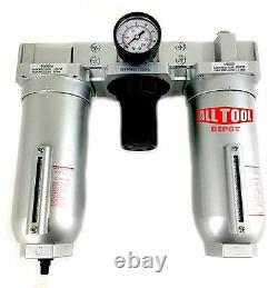 3/4 HEAVY DUTY HIGH FLOW Combo FILTER REGULATOR LUBRICATOR Clean Air Tools Auto