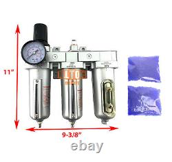 3/4 Heavy Duty Industrial Grade Filter Regulator Coalescing Desiccant Dryer Sys