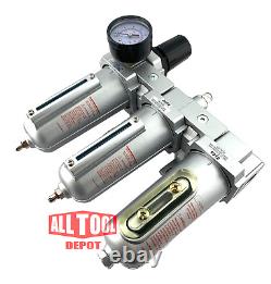 3/4 Heavy Duty Industrial Grade Filter Regulator Coalescing Desiccant Dryer Sys