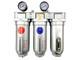 3/4 Super Duty Inline Compressed Air Filter Clean System 3 Stage Manual Drain