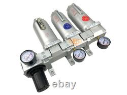 3/4 Super Duty Inline Compressed Air Filter Clean system 4 Stage Manual Drain