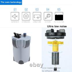 3-Stage External Canister Filter with 9-Watt UV Sterilizer for Aqu