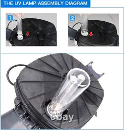 3-Stage External Canister Filter with 9-Watt UV Sterilizer for Aqu