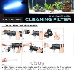 36W UV Ultraviolet 22 Light Clarifier Lamp Filter for Aquarium Pond