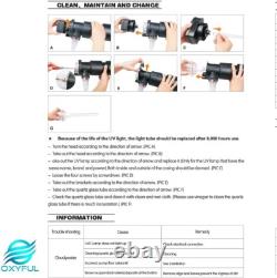 36W UV Ultraviolet 22 Light Clarifier Lamp Filter for Aquarium Pond