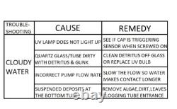36W UV Ultraviolet 22 Light Clarifier Lamp Filter for Aquarium Pond