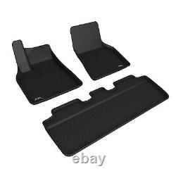 3D Maxpider 6PCS For 2021-2024 Tesla Model Y All Weather Cargo Liner Mat Set