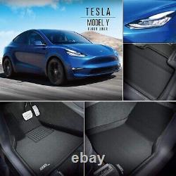 3D Maxpider 6PCS For 2021-2024 Tesla Model Y All Weather Cargo Liner Mat Set