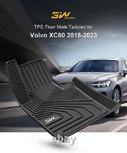 3W All-Weather Floor Mats Custom Fit for 2018-2023 Volvo XC60(Not for Hybrid)