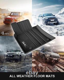 3W Floor Mat Trunk Liner TPE All-Weather for 2018-23 Toyota Camry Standard Model