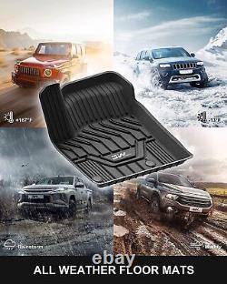 3W Floor Mats & Cargo Liner for Nissan Rogue 2014-20- All Weather TPE Protection