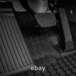 3W Heavy Duty All-Weather Floor Mats Set For 2021-2023 Toyota Sienna 8 Seat TPE