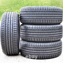 4 New Accelera Phi-R 245/50R18 ZR 104W XL A/S High Performance Tires