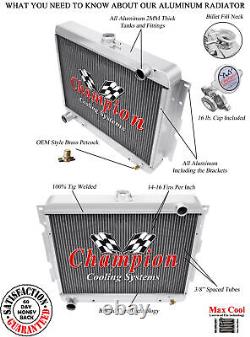 4 Row All Aluminum Champion WR Radiator MC2375