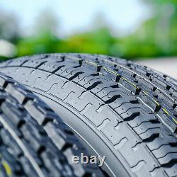 4 Tires Atturo ST300 Semi-Steel ST 225/75R15 Load F 12 Ply Trailer