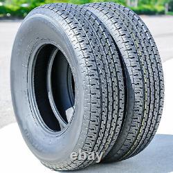 4 Tires Atturo ST300 Semi-Steel ST 225/75R15 Load F 12 Ply Trailer