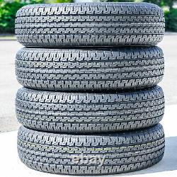 4 Tires Atturo ST300 Semi-Steel ST 225/75R15 Load F 12 Ply Trailer