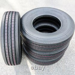 4 Tires Suntek HD Trail + All Steel ST 235/80R16 Load H 16 Ply Trailer
