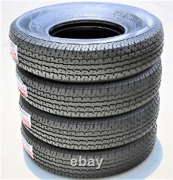 4 Transeagle ST Radial II Steel Belted ST 235/80R16 Load E 10 Ply Trailer Tires